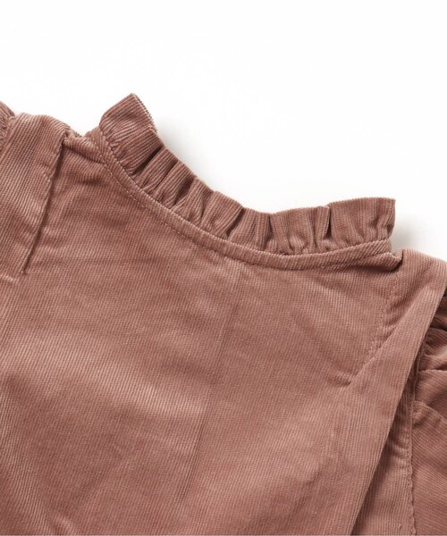 apres les cours（アプレレクール）の「/コーデュロイワンピース（ワンピース・キッズ・ブラウン/サーモンピンク/ミント/パープル/ベージュ・90/130/100/140/80/120/110）」の18枚目の写真