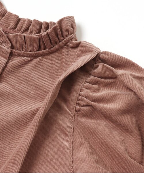 apres les cours（アプレレクール）の「/コーデュロイワンピース（ワンピース・キッズ・ブラウン/サーモンピンク/ミント/パープル/ベージュ・90/130/100/140/80/120/110）」の17枚目の写真