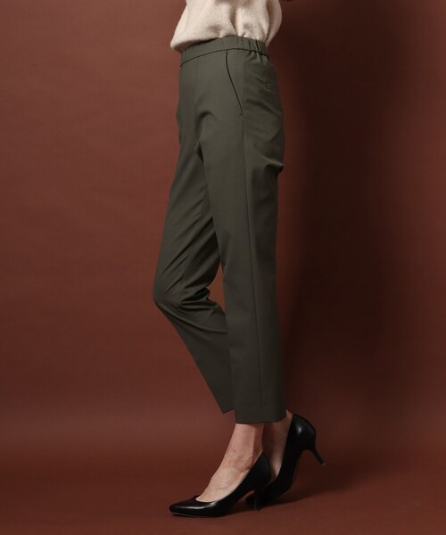 DRESSTERIOR（ドレステリア）の「◆【CLASSY.12月号掲載/otonaMUSE11月号掲載】イージーウエストテーパードパンツ（その他パンツ・レディース・ブラック/パープル系4/ダークオリーブ/グリーン・36/40/38/34）」の21枚目の写真