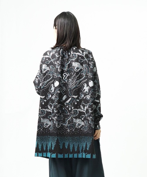 salle de bal(サルデバル)の「【 marble sud / マーブルシュッド 】Stella Tunic 05BF073002(シャツ/ブラウス・レディース・ブラック/グリーン・FREE)」の10枚目の写真