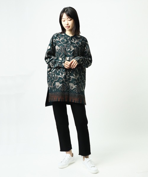 salle de bal(サルデバル)の「【 marble sud / マーブルシュッド 】Stella Tunic 05BF073002(シャツ/ブラウス・レディース・ブラック/グリーン・FREE)」の9枚目の写真