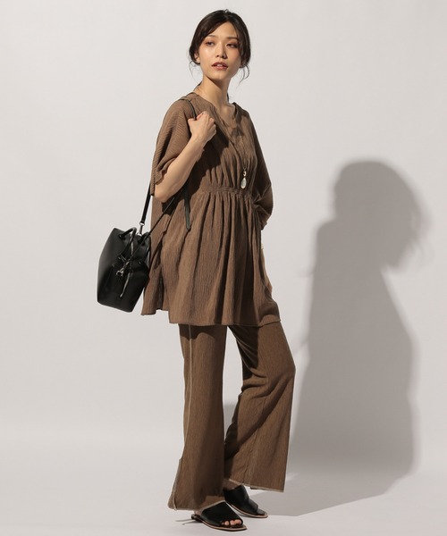 BAYFLOW(ベイフロー)の「ヨウリュウリラックスパンツ(その他パンツ・レディース・ネイビー/ブラウン・SMALL/MEDIUM)」の11枚目の写真