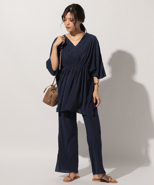 BAYFLOW(ベイフロー)の「ヨウリュウリラックスパンツ(その他パンツ・レディース・ネイビー/ブラウン・SMALL/MEDIUM)」の12枚目の写真