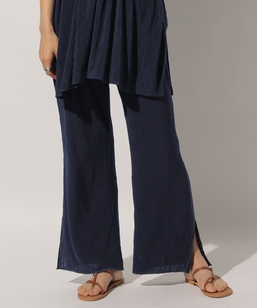 BAYFLOW(ベイフロー)の「ヨウリュウリラックスパンツ(その他パンツ・レディース・ネイビー/ブラウン・SMALL/MEDIUM)」の8枚目の写真
