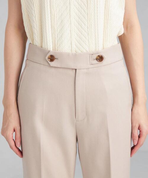 green label relaxing（グリーンレーベルリラクシング）の「TW カルゼ クロップド フレア パンツ（その他パンツ・レディース・ナチュラル/ケリー/パープル・36/38）」の9枚目の写真