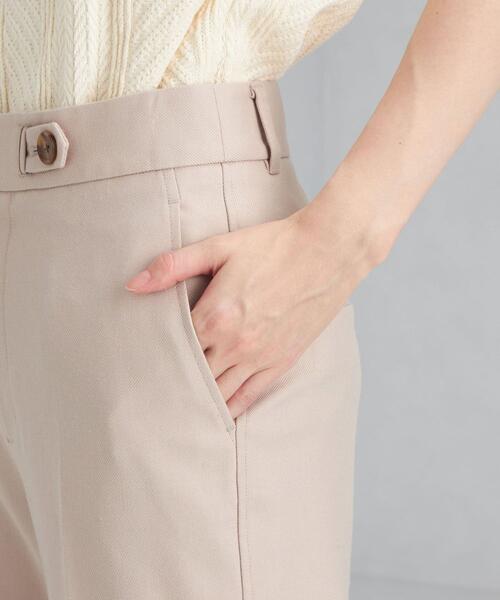 green label relaxing（グリーンレーベルリラクシング）の「TW カルゼ クロップド フレア パンツ（その他パンツ・レディース・ナチュラル/ケリー/パープル・36/38）」の17枚目の写真