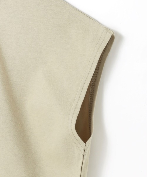 andme(アンドミー)の「コットン天竺オーバーサイズTシャツ トップス(Tシャツ/カットソー・レディース・チャコールグレー/オフホワイト/オリーブ・M)」の10枚目の写真