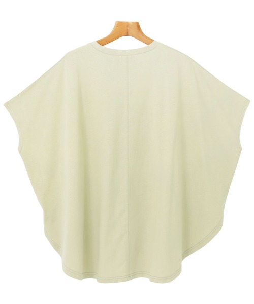 andme(アンドミー)の「コットン天竺オーバーサイズTシャツ トップス(Tシャツ/カットソー・レディース・チャコールグレー/オフホワイト/オリーブ・M)」の17枚目の写真