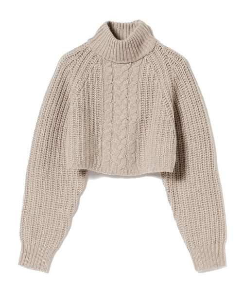 BEAMS LIGHTS(ビームスライツ)の「BEAMS LIGHTS / 3ゲージ モンゴルウール タートルネック ニット(ニット/セーター・レディース・チャコールグレー/ライトグレー・ONE SIZE)」の14枚目の写真