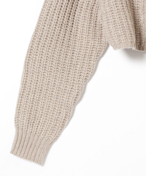 BEAMS LIGHTS(ビームスライツ)の「BEAMS LIGHTS / 3ゲージ モンゴルウール タートルネック ニット(ニット/セーター・レディース・チャコールグレー/ライトグレー・ONE SIZE)」の16枚目の写真