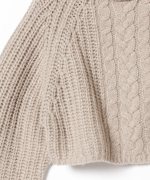 BEAMS LIGHTS(ビームスライツ)の「BEAMS LIGHTS / 3ゲージ モンゴルウール タートルネック ニット(ニット/セーター・レディース・チャコールグレー/ライトグレー・ONE SIZE)」の17枚目の写真