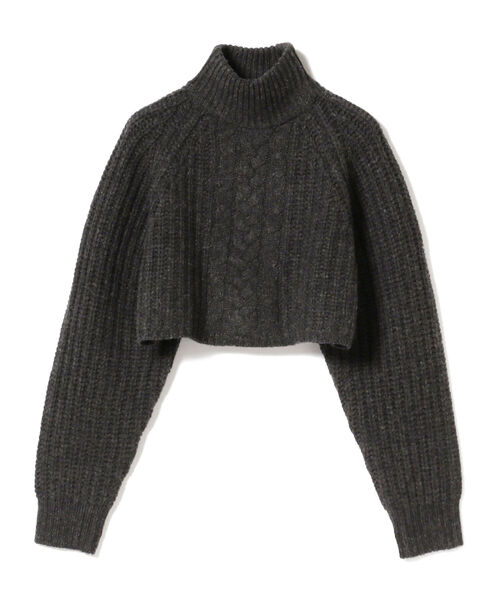 BEAMS LIGHTS(ビームスライツ)の「BEAMS LIGHTS / 3ゲージ モンゴルウール タートルネック ニット(ニット/セーター・レディース・チャコールグレー/ライトグレー・ONE SIZE)」の22枚目の写真