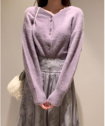 SNIDEL | ファーライクドルマンカーディガン(ニット/セーター)