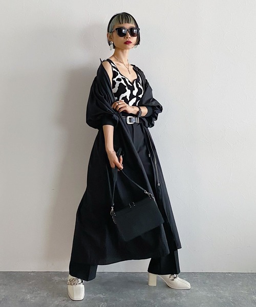 PAGEBOY（ページボーイ）の「エアリードロストワンピース（ワンピース・レディース・ブラック/グリーン・FREE）」の17枚目の写真