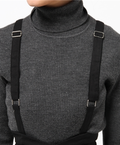 DISCOAT（ディスコート）の「【Discoat】S～L展開　起毛サス付ハイウエストテーパードパンツ（その他パンツ・レディース・ブラック/グレー・LARGE/SMALL/MEDIUM）」の11枚目の写真