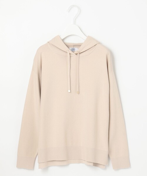 J.PRESS Ladies(J.プレス レディス)の「【洗える】KATE ニット パーカー(パーカー・レディース・ライトグレー系/ベージュ系/ワイン系/スモーキーグリーン系・SMALL)」の11枚目の写真