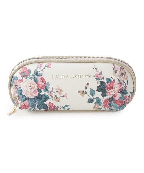 フローラル柄 メガネ＆ペンケース（ポーチ）｜LAURA ASHLEY