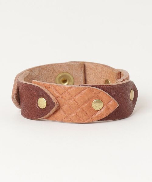 BrownBrown(ブラウンブラウン)の「【BrownBrown】ブラウンブラウン/ブレスレット(ブレスレット・レディース・ダークブラウン/ベージュ・FREE)」の2枚目の写真