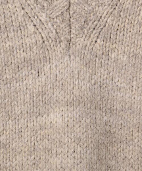 Maison Margiela(メゾンマルジェラ)の「<MAISON MARGIELA(メゾン マルジェラ)>サイドオープン ニットベスト ■■■(ベスト・レディース・グレー・S)」の7枚目の写真