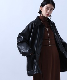 HARE | レザーカバーオールジャケット(HARE)(ブルゾン)