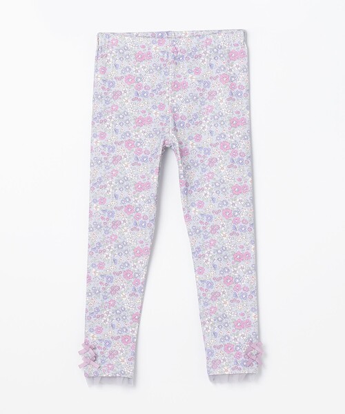 ANY(エニィ)の「裾リボンレギンス(レギンス/スパッツ・キッズ・ライラック系5/ネイビー系5/ブラウン系6/ライトグレー系/ブラック系6/ブラック系・90/100/110/120/130)」の6枚目の写真