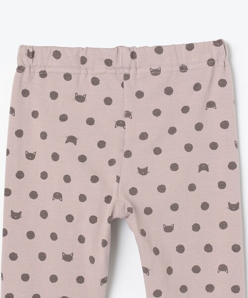 ANY(エニィ)の「裾リボンレギンス(レギンス/スパッツ・キッズ・ライラック系5/ネイビー系5/ブラウン系6/ライトグレー系/ブラック系6/ブラック系・90/100/110/120/130)」の7枚目の写真