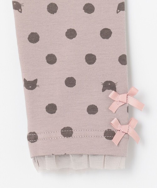 ANY(エニィ)の「裾リボンレギンス(レギンス/スパッツ・キッズ・ライラック系5/ネイビー系5/ブラウン系6/ライトグレー系/ブラック系6/ブラック系・90/100/110/120/130)」の13枚目の写真