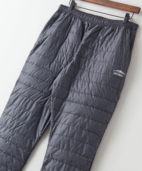 OUTDOOR PRODUCTS（アウトドアプロダクツ）の「【OUTDOOR PRODUCTS/アウトドアプロダクツ】ダウンパンツ 撥水透湿700フィルパワー（その他パンツ・メンズ・チャコールグレー/ブラック・SMALL/MEDIUM/LARGE/X-LARGE）」の2枚目の写真