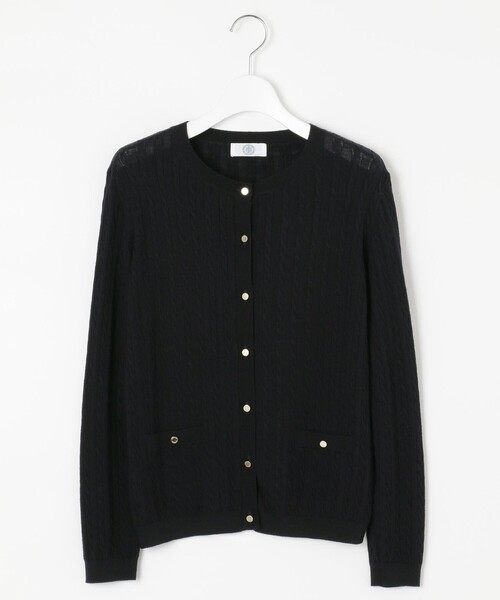 J.PRESS(ジェイプレス)の「【洗える】KNIT BASIC ミディ丈 カーディガン(カーディガン/ボレロ・レディース・ダルブルー系/ワイン系/ブラウン系/ライトグレー系/ネイビー系・LARGE/MEDIUM)」の15枚目の写真
