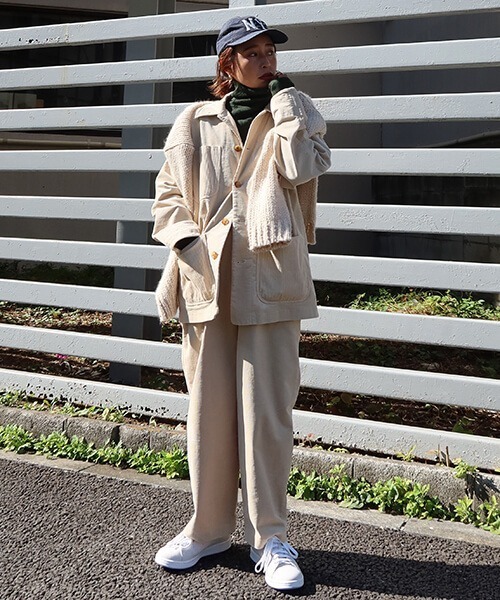 CREDONA（クレドナ）の「リブタートルネックニット（ニット/セーター・レディース・ブラウン/ブラック/グリーン/マスタード・FREE）」の7枚目の写真