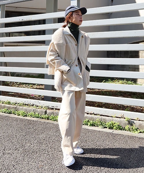 CREDONA（クレドナ）の「リブタートルネックニット（ニット/セーター・レディース・ブラウン/ブラック/グリーン/マスタード・FREE）」の8枚目の写真