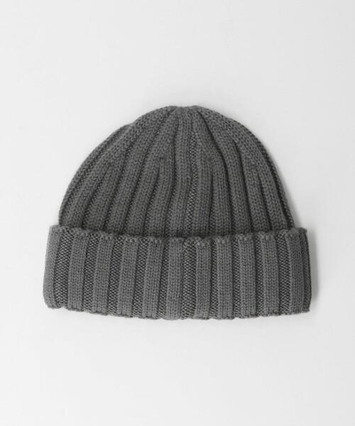 GRILLO（グリーロ）の「＜GRILLO（グリッロ）＞ KNIT CAP/ニットキャップ（ニットキャップ/ビーニー・メンズ・ブラック/グレー/オフホワイト・FREE）」の6枚目の写真