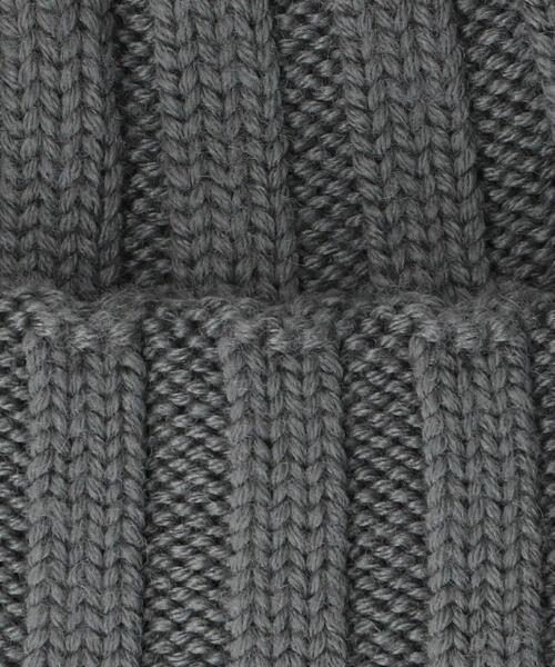 GRILLO（グリーロ）の「＜GRILLO（グリッロ）＞ KNIT CAP/ニットキャップ（ニットキャップ/ビーニー・メンズ・ブラック/グレー/オフホワイト・FREE）」の5枚目の写真