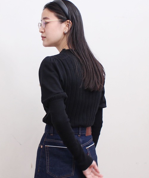 fig London（フィグロンドン）の「Audrey puff PO（ニット/セーター