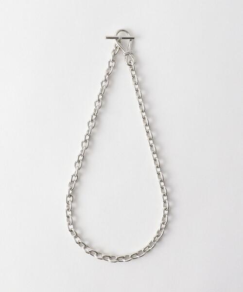 BEAUTY&YOUTH UNITED ARROWS(ビューティーアンドユースユナイテッドアローズ)の「BY バックルモチーフ チェーン ネックレス -2WAY-(ネックレス・レディース・シルバー/ゴールド・FREE)」の2枚目の写真