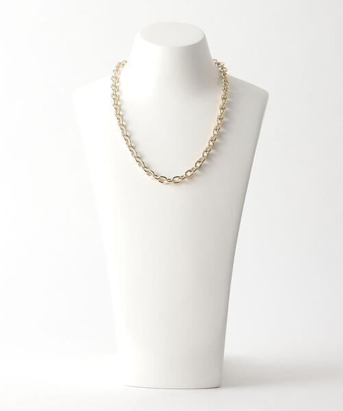 BEAUTY&YOUTH UNITED ARROWS(ビューティーアンドユースユナイテッドアローズ)の「BY バックルモチーフ チェーン ネックレス -2WAY-(ネックレス・レディース・シルバー/ゴールド・FREE)」の4枚目の写真