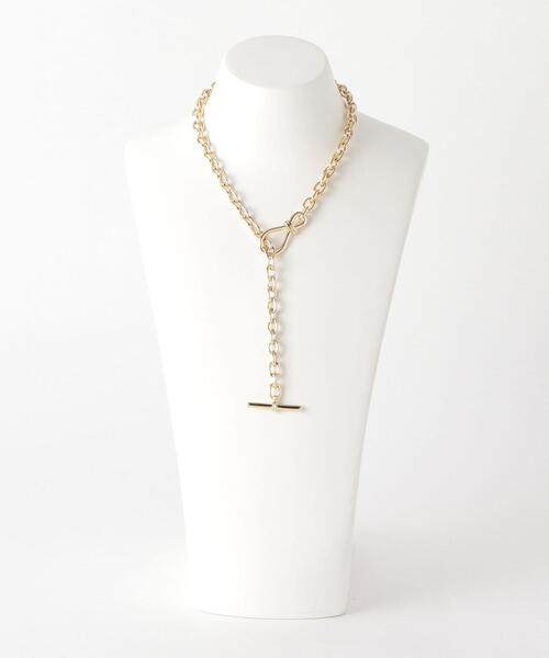 BEAUTY&YOUTH UNITED ARROWS(ビューティーアンドユースユナイテッドアローズ)の「BY バックルモチーフ チェーン ネックレス -2WAY-(ネックレス・レディース・シルバー/ゴールド・FREE)」の10枚目の写真
