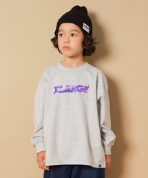 XLARGE KIDS | 迷彩ロゴビックシルエット長袖Tシャツ(Tシャツ/カットソー)