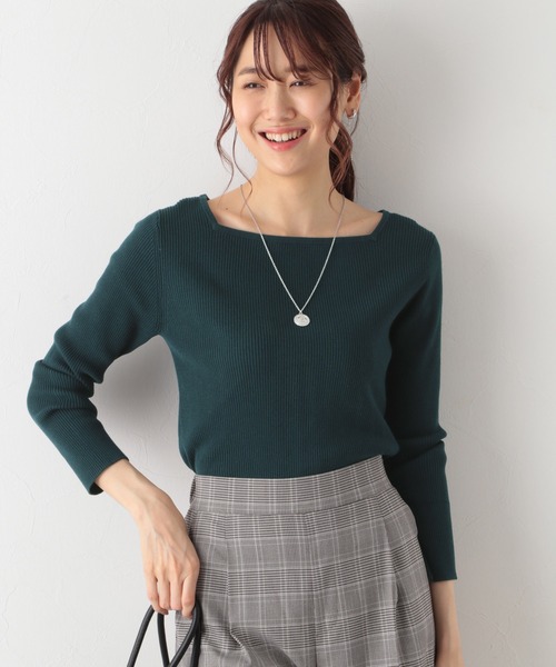 GLOBAL WORK(グローバルワーク)の「アンサンブルリブプルオーバー【MATINEE LINE】/959832(ニット/セーター・レディース・ブラック/その他/グリーン/ラベンダー・MEDIUM/LARGE)」の3枚目の写真