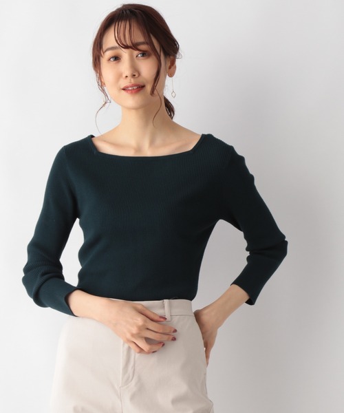 GLOBAL WORK(グローバルワーク)の「アンサンブルリブプルオーバー【MATINEE LINE】/959832(ニット/セーター・レディース・ブラック/その他/グリーン/ラベンダー・MEDIUM/LARGE)」の11枚目の写真