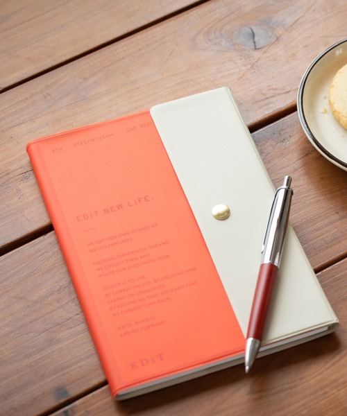 Edit 手帳 22 スケジュール帳 12月始まり 週間ノート セミa5 ポケット 手帳 メモ帳 Edit エディット のファッション通販 Zozotown