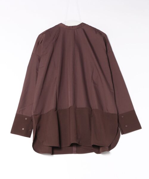 STYLEBLOCK（スタイルブロック）の「ブロード×ポーラ前後2WAYブラウス（シャツ/ブラウス・レディース・ホワイト系その他/ブラウン/ブラック/モカ・M）」の9枚目の写真