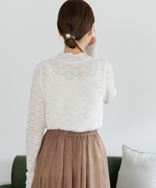 flower(フラワー)の「パールポイントヘアゴム(ヘアゴム・レディース・アイボリー/シルバー・FREE)」の11枚目の写真