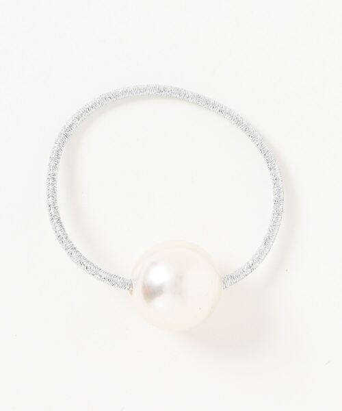 flower(フラワー)の「パールポイントヘアゴム(ヘアゴム・レディース・アイボリー/シルバー・FREE)」の13枚目の写真