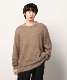 LUSOR | LUSOR（ルーソル）フェザーモール クルーネックニット(ニット/セーター)