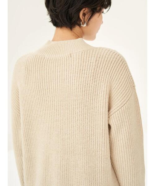 YECCA VECCA（イェッカヴェッカ）の「ボタン×ケーブル編みニットワンピース＊（ワンピース・レディース・ライトベージュ/ブラウン/ブルー系その他7・FREE）」の8枚目の写真