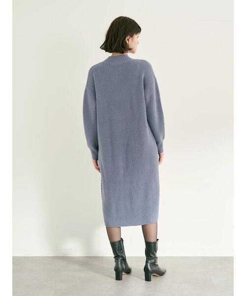 YECCA VECCA（イェッカヴェッカ）の「ボタン×ケーブル編みニットワンピース＊（ワンピース・レディース・ライトベージュ/ブラウン/ブルー系その他7・FREE）」の22枚目の写真