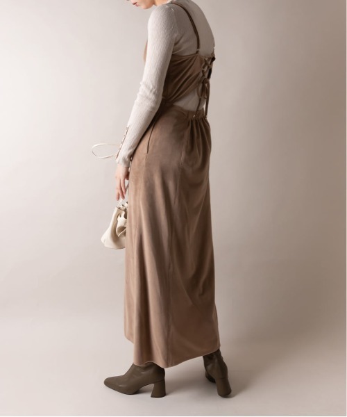 RANDA（ランダ）の「ストレスフリー/ストレッチ チャンキーヒールショートブーツ（ブーツ・レディース・ブラック/アイボリー/カーキ・LL/M/L/S）」の19枚目の写真