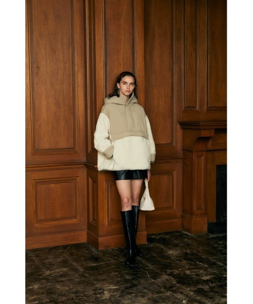 moussy - combination hood プルオーバー MOUSSY（マウジー）の「COMBINATION HOOD プルオーバー