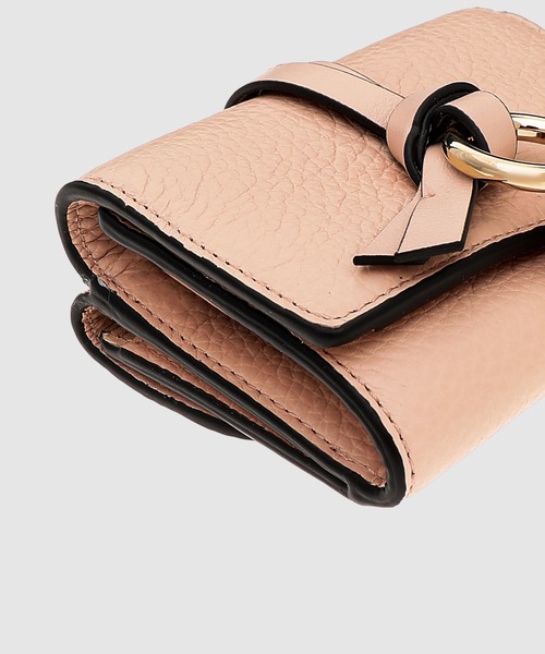 Chloe(クロエ)の「ALPHABET / グレイン&シャイニーカーフスキン トリフォールドウォレット MINI TRI FOLD(財布・レディース・ライトピンク・FREE)」の10枚目の写真